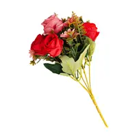 在飛比找蝦皮商城優惠-仿真花藝-玫瑰花(6色可選) 塑膠花 假花 人造花 仿真花 