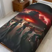 Retro Adventure Velveteen Plush Blanket, Perfect for Movie Nights, for Gamers,
