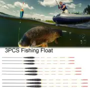 Drift Tube Buoy Strike Indicator Wood Fluorescent Floats Bobbers Fishing Float