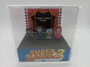 Super Mario Bros 2 NES Nintendo Player Selection Screen Shadow Box Diorama Cube