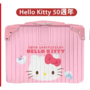 現貨💕7-11 2023年 聖誕禮物福袋 Hello Kitty 凱蒂貓 15吋硬殼手提箱 絨毛托特包 711 福袋