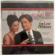 NEW For Love or Money (Laserdisc, 1994) Michael J Fox Gabrielle Anwar. Sealed.