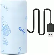 USB Baby Milk Feeding Cartoon Bottle Warmer Travel Heater Heating Cover Insulati