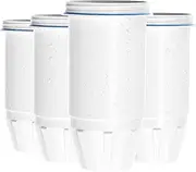 Water Filter Replacement Compatible with Ze.ro Pitcher and Dispenser ZR-001 ZR-017 ZR-004 ZD-013, Multi-Stage Filter System Chlorine, Odor and More, 4pack