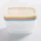 Kitchen Microwave Rectangular Lunch Box Dinnerware School Office Portable B3C