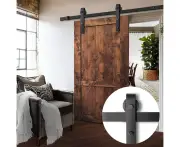 Cefito Sliding Barn Door Hardware Track Set 2.44m