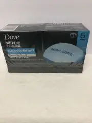 DOVE MEN+CARE SOAP - Clean Comfort New Package Of Six Bars