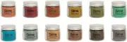 Tim Holtz Distress 2020 Embossing Glazes - .49 Ounce Jars - 12 Item Bundle