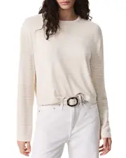 rag & bone The Knit Stripe Boxy Tee