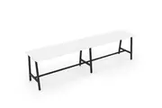 OL Trestle Bar Leaner Table - White Top