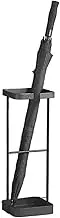 Umbrella Stand Entryway Modern Entrance Umbrella Stand Rack, Umbrella Holder Storage Shelf, with Removable Drip Water Tray, Canes Walking Sticks Stand, Umbrella Bucket for Entryway Home Office Lobby U