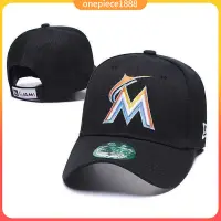 在飛比找蝦皮購物優惠-MLB 棒球帽 Marlins 邁阿密馬林魚 男女通用 沙灘