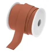 1 Inch Double Fold Bias Tape Cotton Bias Tape(Rubber Red 25 Yards)