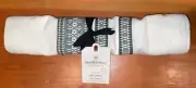 Hearth Hand Magnolia 14” x 72" Holiday Table Runner Green Cream SOLD OUT NWT
