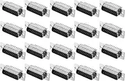 uxcell D-sub Connector DB26 Male Socket 26-pin 3-Row Male Serial Port Terminal Breakout for Mechanical Equipment CNC Computers Pack of 20