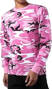[BACKBONE] Mens Army Military Gym Training Outdoor Hunt Camp Camouflage Long Sleeve Tee T-Shirt