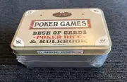 Poker Games Front Porch Classics Circa Games To Go - Cards Poker Dice Rulebook