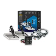 Lenco 12"x12" 12V Edge Mount Trim Tab Kit With LED Switch
