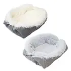 Soft for Beds Long Plush Dog Bed Sofa Snooze Pet