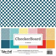 Echo Park Collection Kit 12"X12"-Summer Checkerboard