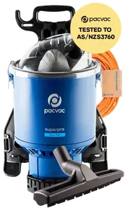 Pacvac Superpro duo 700 school edition Backpack Vacuum Cleaner
