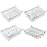 Fridge Egg Drawer with Handle Refrigerator Egg Container for Food Drinks #