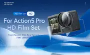 TELESIN Lens and Screen Protectors for DJI Action5 Pro - HD Film