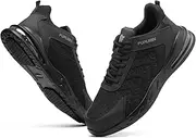 [Furuian] Steel Toe Shoes for Men Work Women Lightweight Air Cushion Sneakers Slip Resistant Safety Work Boots Indestructible shoes