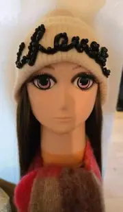 Wig Toboggan Hat Combo