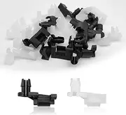 10 Sets Door Lock Rod Car Clips Hood Latch Locking Push Clip Kit, 5/32 Rod Size for GM Ford Chevrolet Chrysler Pontiac Buick Cadillac Dodge Oldsmobile Pickups Suvs