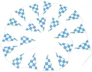 COOLHIYA Checkered Racing Flag String Pennants Long for Car Racing Events Parties and Celebrations and Practical Race Flags for Themed Decorations