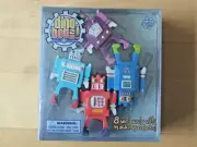DING BOTS Space Robots 8 Silly Stacking 3" Robot Toys CLUB EARTH *NEW*