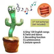 Plush Dancing & Talking Cactus Toy With 120 Songs For Birthday & Christmas