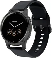 Bands Compatible with Garmin Vivoactive 4S/ Venu 2S/ Venu 3S /Vivomove 3S Smart Watch,18mm Quick Release Soft Silicone Replacement Strap Band for Garmin Forerunner 255S/ 265S Women Men,wine red
