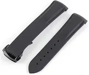 [BHUTMPJK] 20mm 21mm 22mm Curved End Silicone Rubber Watch Band Fit For Pagani Watch Fit For HUAWEI Fit For GT2 Magic Watch 2 Fit For Honor Fit For Samsung Galaxy Watch S3 S4