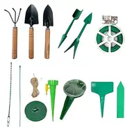 Moss Pole Accessories Kit,Plant Support Stakes Accessories Kit | Planter, Cable Tie, Seedling Lifter, Twine for Indoor, Outdoor, Garden, Patio