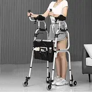 Alloy Rehabilitation Auxiliary For The Elderly Forearm Walking Frame With Armrest Support Pad Walking Aid Height Adjustable Thick Aluminum