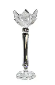 Swarovski Crystal Candle Holder, 141 Tulip, (125283) 7.7" MIB
