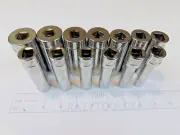 Snap-on Tools NEW 313YTSY FDX 13 pc 1/2" Drive SAE Deep Socket Set (3/8-1-1/8")