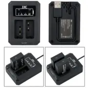 USB Dual Battery Charger fit LP-E17 for Canon EOS RP 800D 760D 750D T7i T6i R10