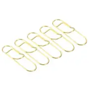 2" Metal Pen Clip Pen Holder Clip Pencil Clip Notebook Pen Holder, Golden 5pcs