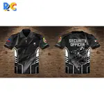 RC-2024 全新 JERSEY SECURITY OFFICER FULL PRINTING POLO SHIRT(