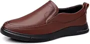 [JiuQing] Men's Casual Dress Shoes Loafers Omfortable Business Walking Sneakers Slip-On Anti-Slip