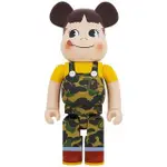 AIRROOM【正品現貨】BE@RBRICK BAPE PEKO-CHAN 1000% 公仔 牛奶糖妹 不二家 庫柏力克