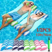 Portable Floating Water Hammock Toy Swimming Chair Inflatable Float Pool Bed