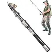 Retractable Fishing Rod,Outside Fishing Rods for Beginners | Lightweight Stream Aquatic Life Catching Wand Anti-Tangling Outdoor Gear