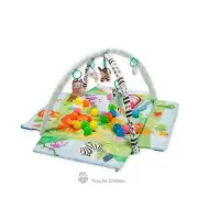 4-IN-1 Thick Soft Baby Play Lying Gym Mat Portable Foldable 111*101*52CM Green