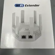 2024 Wi-Fi Extender Signal Booster for Home Powerful 6 Antennas Wi-F Booster, !!