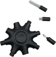 BWOFJGWH Device Cleaning Kit for Phone, Charging Port Maintenance Tool, Compact Brushes for Laptop and Tablet, Black