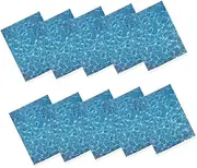 Enhance Outdoor Micro Landscapes 10pcs Water Grain Sticker Plastic River Basing Paper Stream Basing for DIY Dec
